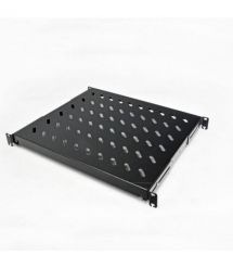 Полиця з чотирма точками кріплення CMS UA-SH4-400B 19" 1U 400 мм чорна