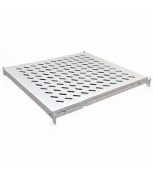 Полиця з чотирма точками кріплення CMS UA-SH4-500G 19" 1U 500 мм сіра