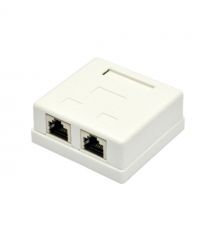 Розетка зовнішня EPNew 2хSTP, кат. 6, RJ45