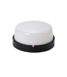 Світильник ERKA 1065D.i-Вlack-В з датчиком руху 26 W круглий чорний/білий Е27 IP 65