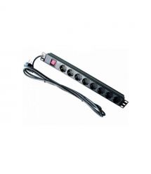 Мережевий фільтр Hypernet SPP8 8 розеток с кабелем 1.8 м 19'' з вимикачем