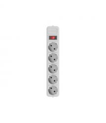Мережевий фільтр Maxxter SPM5-G-10G, 3 м кабель, 5 розеток