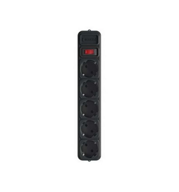 Мережевий фільтр Maxxter SPM5-G-6B, 1.8 м кабель, 5 розеток