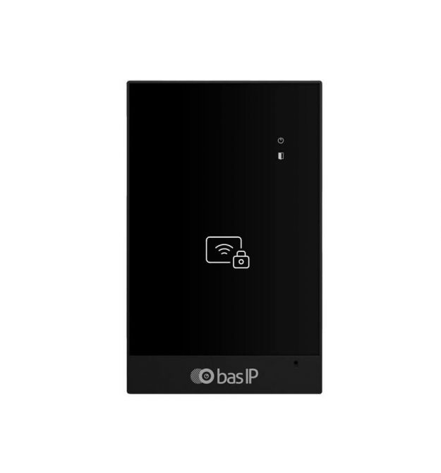 Зчитувач з контролером Bas-IP CR-02BD black з технологією UKEY