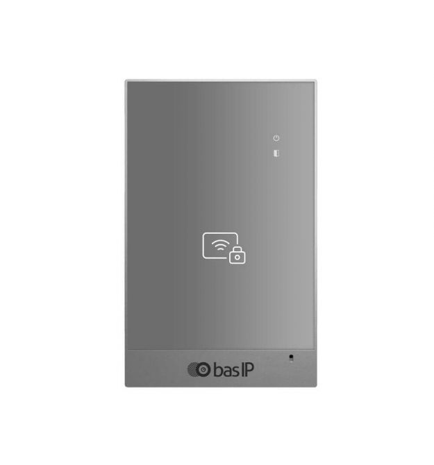 Зчитувач з контролером Bas-IP CR-02BD silver з технологією UKEY