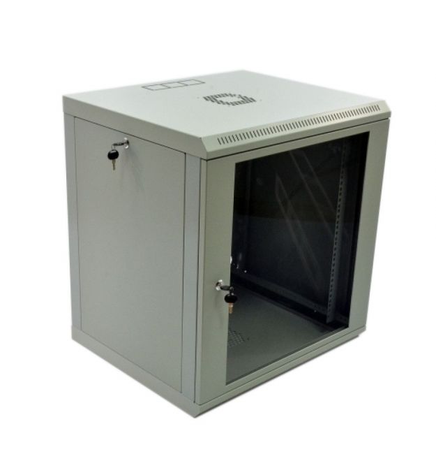 Шафа серверна CMS 12U 600 х 500 х 640 UA-MGSWA125G для мережевого обладнання