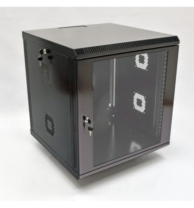 Шафа серверна CMS 12U 600 х 600 х 640 UA-MGSWA126B для мережевого обладнання