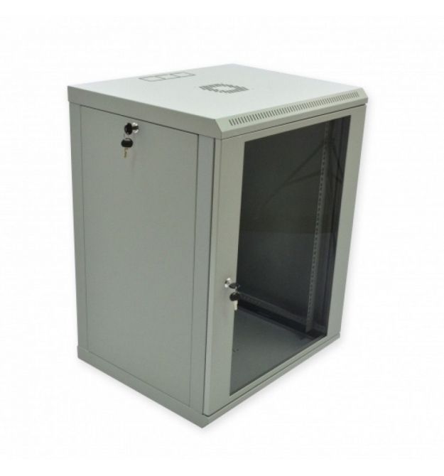 Шафа серверна CMS 15U 600 x 500 x 773 UA-MGSWL155G для мережевого обладнання