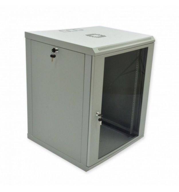 Шафа серверна CMS 15U 600 x 600 x 773 UA-MGSWL156G для мережевого обладнання