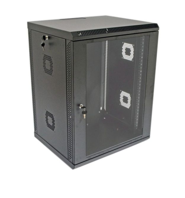 Шафа серверна CMS 15U 600 х 500 х 773 UA-MGSWA155B для мережевого обладнання