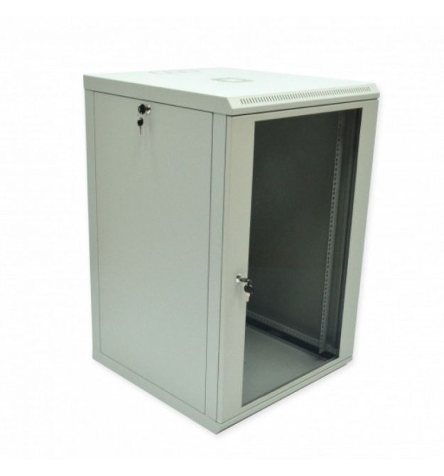 Шафа серверна CMS 18U 600 x 600 x 907 UA-MGSWL186G для мережевого обладнання