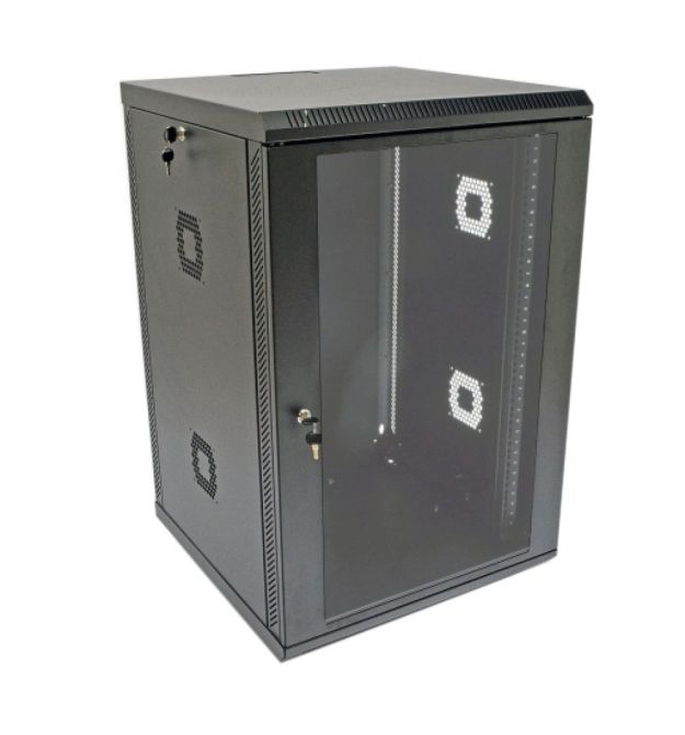 Шафа серверна CMS 18U 600 х 600 х 907 UA-MGSWA186B для мережевого обладнання