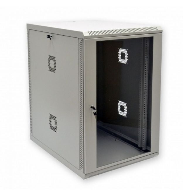 Шафа серверна CMS 18U 600 х 800 х 907 UA-MGSWA188G для мережевого обладнання