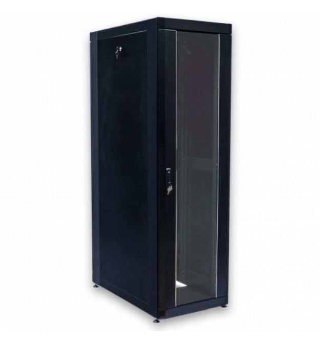 Шафа серверна CMS 45U 610 х 1055 UA-MGSE45610MB посилена для мережевого обладнання