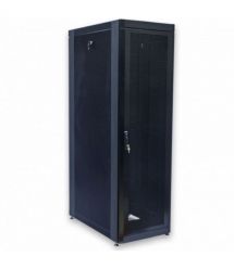 Шафа серверна CMS 45U 610 х 1055 UA-MGSE45610MPB посилена з перфорованими дверима для мережевого обладнання