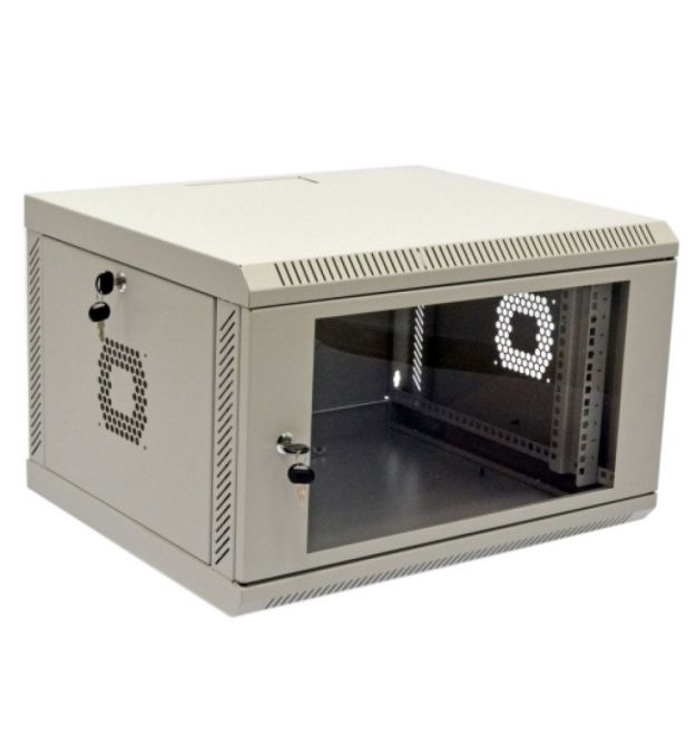 Шафа серверна CMS 6U 600 х 500 х 373 UA-MGSWA65G для мережевого обладнання