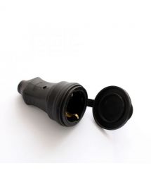 Штепсельний роз'єм ERKA 5001 з заглушкою 1 х 16 А (каучук)