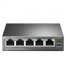 PoE-комутатор TP-Link TL-SG1005P 5-портовий з 4 PoE+ портами некерований