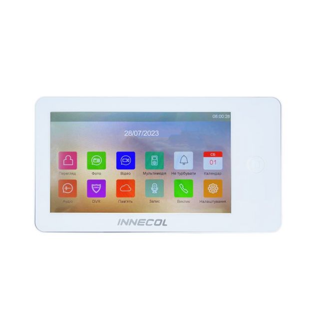 Відеодомофон 7" INNECOL NEO HD (White)