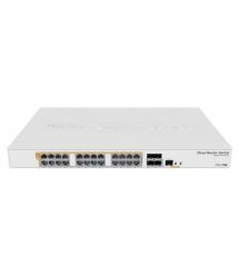PoE-комутатор MikroTik CRS328-24P-4S+RM 28-портовий керований гігабітний
