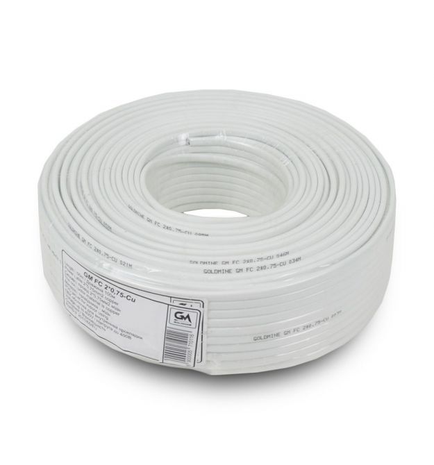 Кабель ШВВП GoldMine GM FC 2*0.75-CU бухта 100м