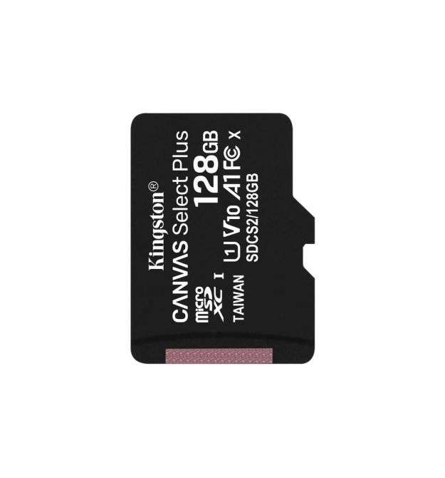 Карта пам'яті Kingston microSDXC 128GB Canvas Select Plus Class 10 UHS-I U1 V10 A1 (SDCS2/128GBSP)