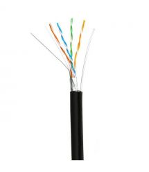 Кабель звита пара GoldMine GM FTP 4*2*0.5-CU PVC-PE MT кат.5 (FTP мідь зовнішній з несучим тросом) бухта 305м