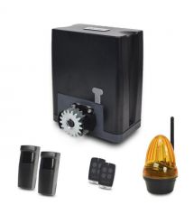 Комплект автоматики для відкатних воріт GATEXPERT DKC800AC + Лампа сигнальна GATEXPERT YS433 + Фотоелементи GATEXPERT IR15