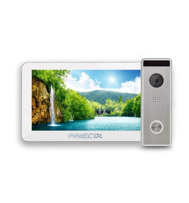 Комплект відеодомофону 7" INNECOL Amelie HD (White) + Tantos Triniti HD