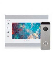 Комплект відеодомофона Slinex SL-07N Cloud (silver+white) з Wi-Fi + Tantos Triniti HD