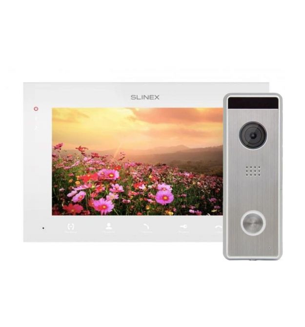 Комплект відеодомофона Slinex SQ-07MTHD white + Tantos Triniti HD