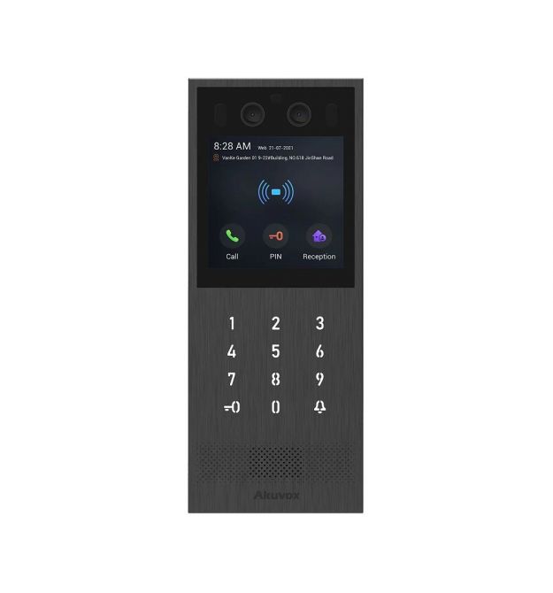 Багатоабонентна панель виклику Akuvox X912S з розпізнаванням обличчя, NFC та Bluetooth