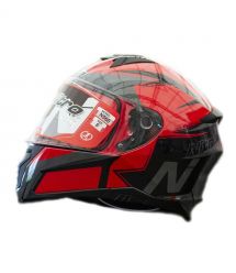 Мотошолом інтеграл Nitro N560 Podium GUN/RED/BLACK (сірий, червоний, чорний), розмір XL