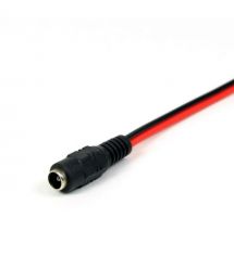 Роз'єм живлення (мама, female) Power jack 2.1*5.5mm з дротом 20 см