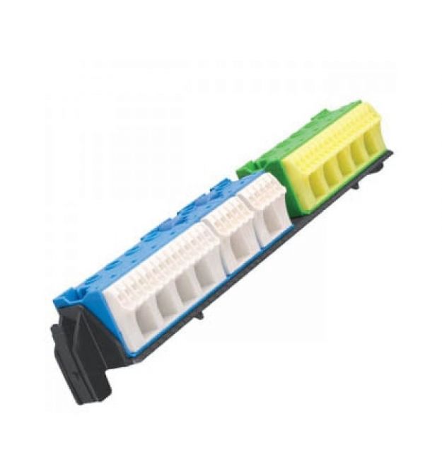 Тримач з клемами Hager VZ464 21*N+20*PE/5*N+6*PE для щитів серії Volta 48(54) модулів