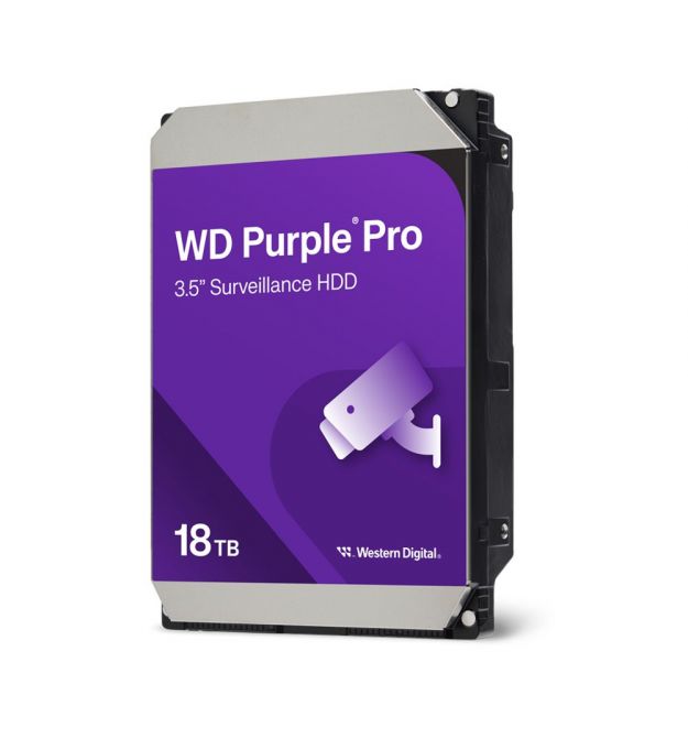 Жорсткий диск 18TB Western Digital WD Purple Pro WD181PURP для відеоспостереження з AI