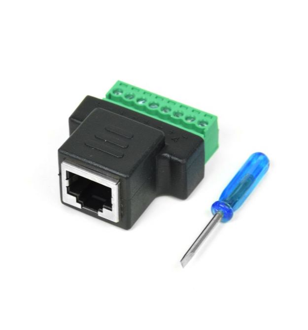 Конектор RJ45 під затискач (female)