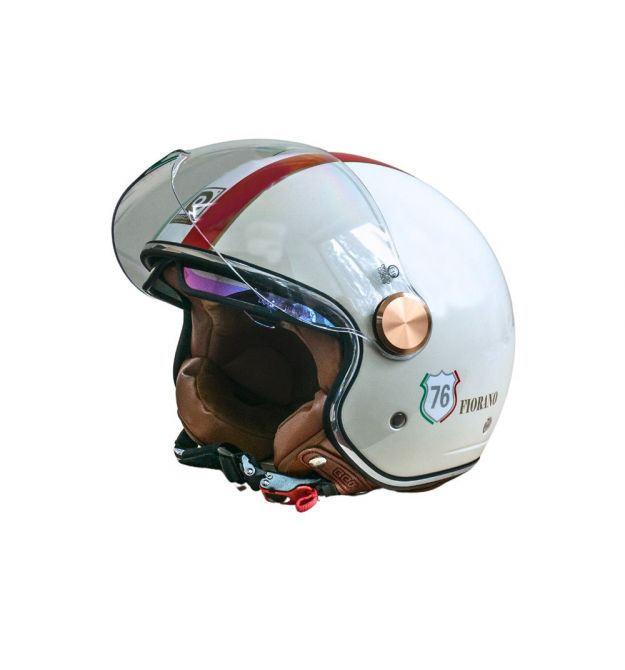 Мотошолом відкритий Beon B-120 IMOLA SHINY CREAM (глянець кремовий), розмір L