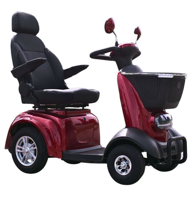 Електроскутер SPRITE-2 (SCE-340-2) red 500Вт 48В 20А·год для людей похилого віку та людей з особливими потребами