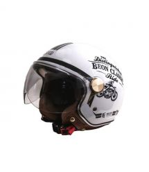 Мотошолом відкритий Beon B-120 202 SHINY LIGHT GREY (глянець світло-сірий), розмір XL