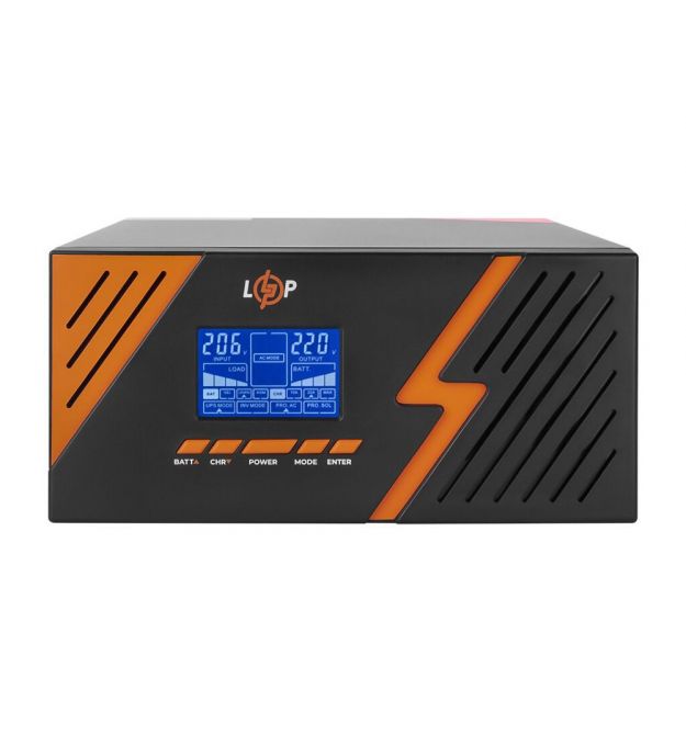 Джерело безперебійного живлення Logicpower LPM-PSW-1500VA Black 12V (1050 Вт) з правильною синусоїдою