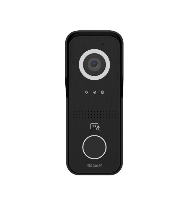 IP панель виклику Bas-IP AV-06M Black з Wi-Fi для IP-домофонів