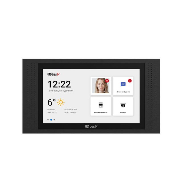 IP-відеодомофон 7" Bas-IP AT-07 (black) EU