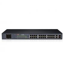 Некерований PoE-комутатор Provision-ISR PoES-24370CL+2G+2SFP з 24 портами PoE
