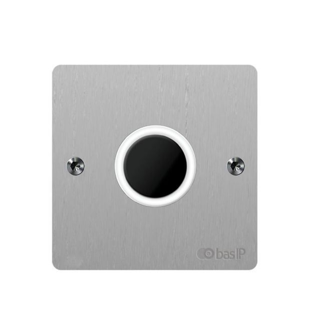 Безконтактна кнопка виходу BAS-IP SH-47T silver
