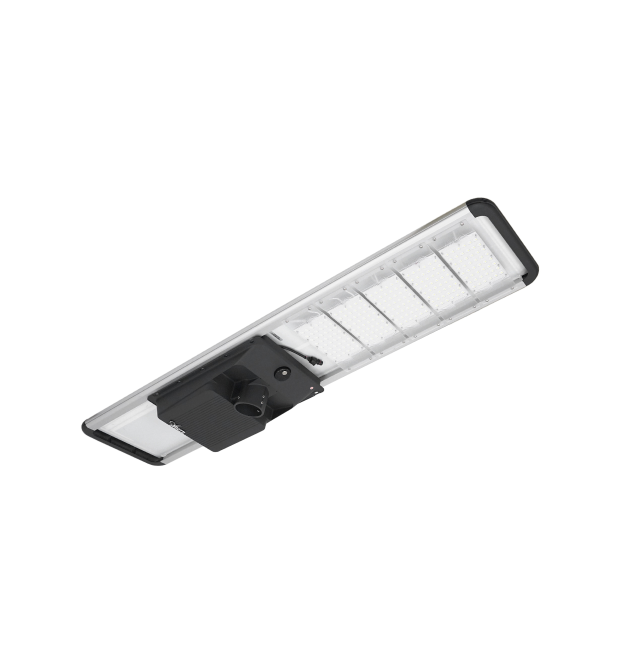 SOLAR LED-ліхтар Anern AN-SLZ-80W, 80W,240LED, 768WH LiFePO4, 18V 100W, 210lm - w, 120, заряд 8 ч, разряд 4 часа, IP66. Aluminiu