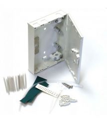 Абонентська розетка/бокс LW FTTH, для 4xSC simplex/ LC duplex прохідна