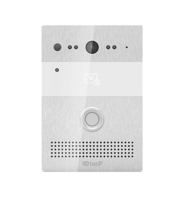 Панель виклику BAS-IP AV-07B silver для IP-домофонів
