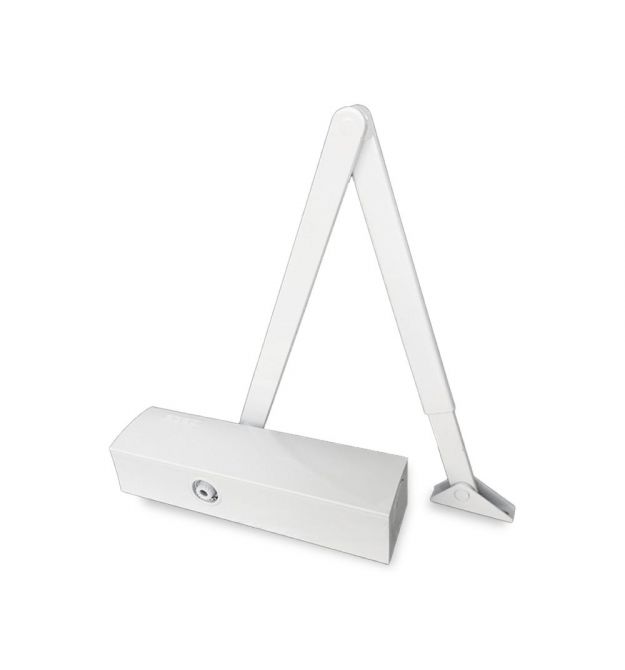 Дотягувач Geze TS-2000 V BC з колінною тягою (білий)