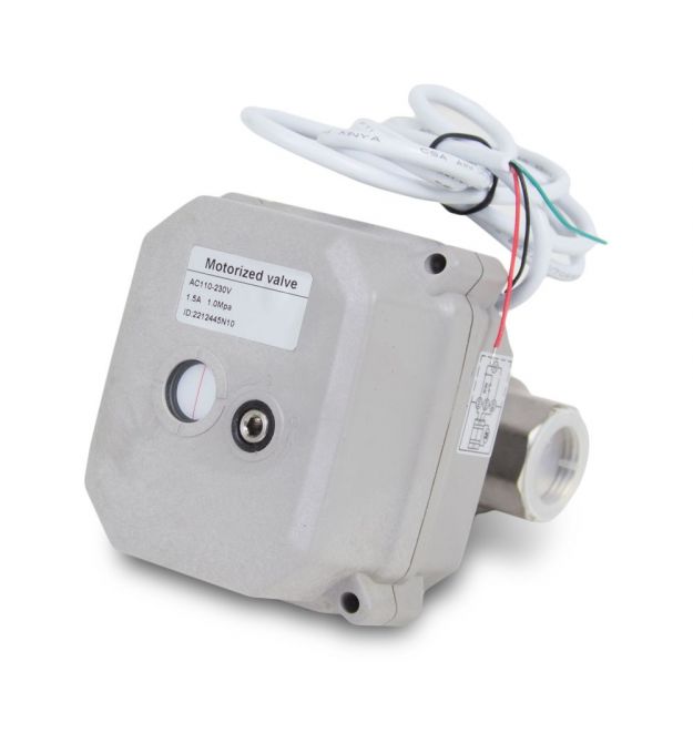 Кран кульовий з електроприводом YYD-1, 3/4", 220В, 10Вт, 40 бар